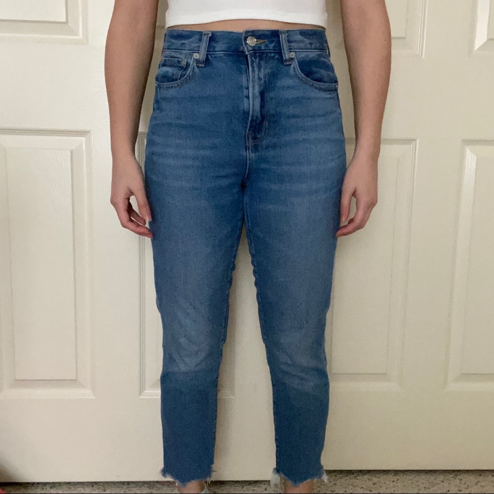 American Eagle Outfitters Blue Mom Jeans